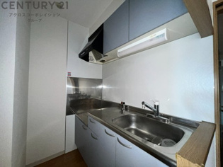 壁付けキッチンでスペースを最大限有効活用できます！