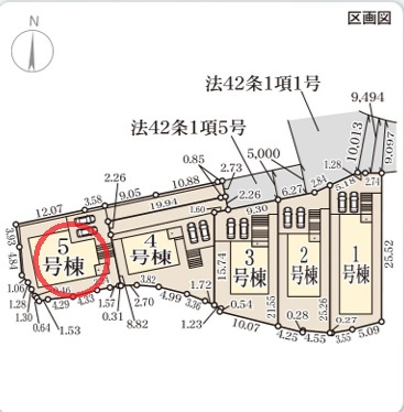 【区画図】 | リーブルガーデン奈良押熊町４期 | 区画図