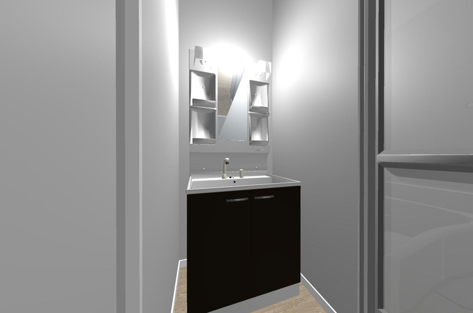 マルビシマンション天満の洗面所