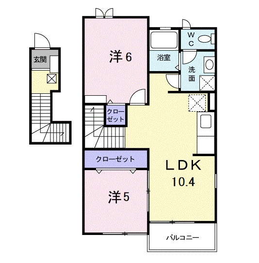 2F間取り