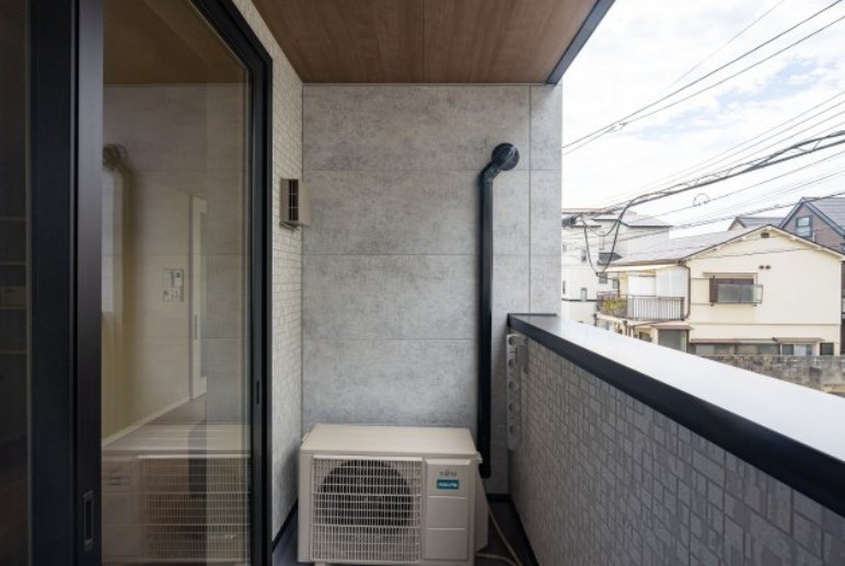 川東町　新築戸建のバルコニー