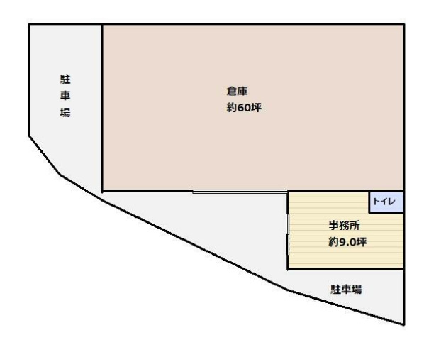 【間取り】 | 仁保新町倉庫事務所