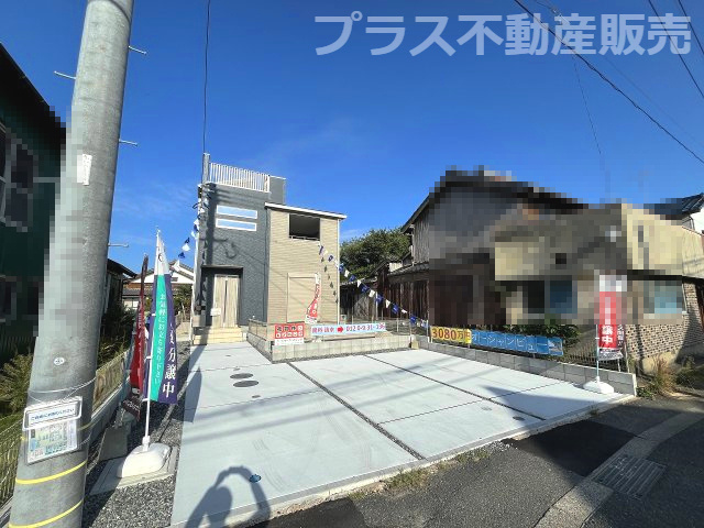 【外観】 | 糸島市志摩サンセットロード第1　1号棟（全1棟）【仲介手数料無料・0円】 | 現地写真。プラス不動産販売なら、現場の全ての棟をまとめてご見学頂けます。