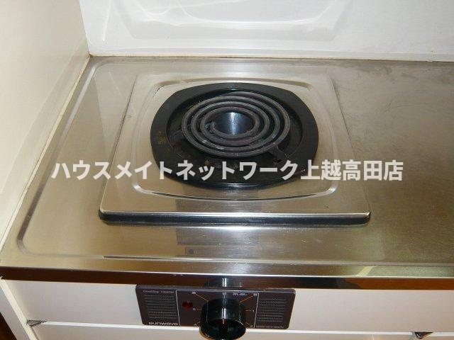 ピアハイム高田の設備|コンロ1口