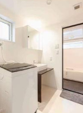 葛飾区青戸６丁目の戸建のランドリースペース