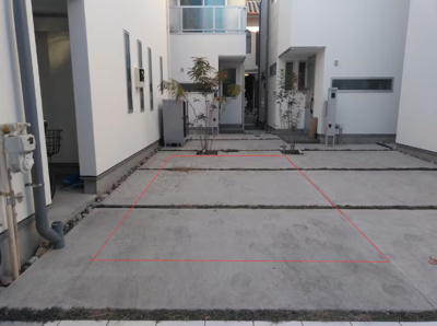 【駐車場】 | 葛飾区青戸６丁目の戸建 | 駐車スペース