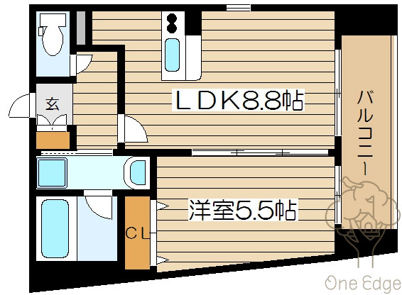 セイワパレス新梅田の間取り