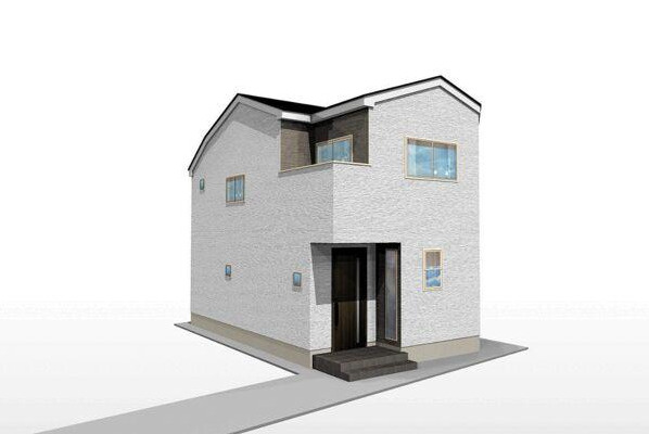 中野区沼袋2丁目　好立地×耐震　快適住宅　全2棟の外観パース|2号棟　完成予想