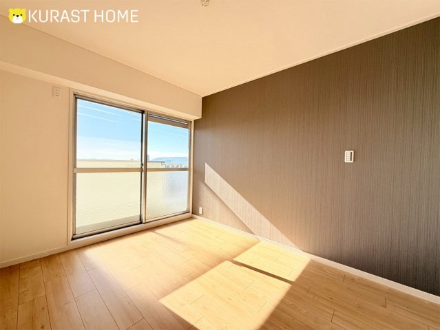 桂川ハイツ1号館　9階の洋室|洋室5.9帖