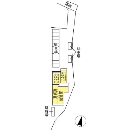 アローフィールドアンの区画図