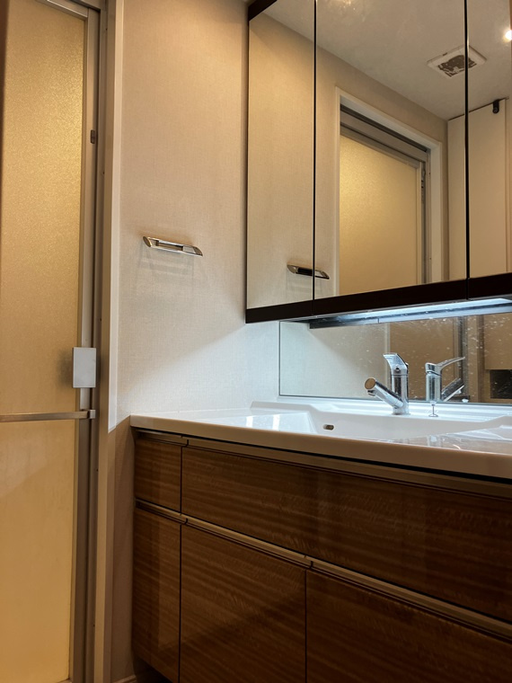 パークホームズ横濱東白楽の洗面所