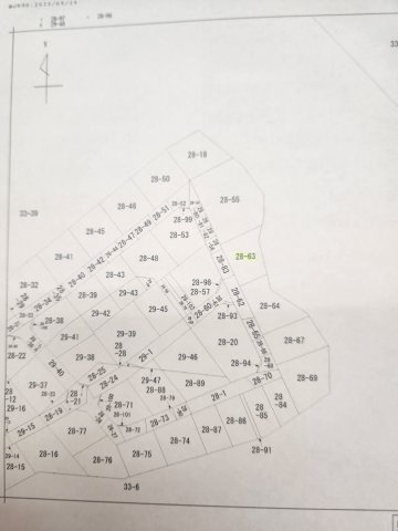 盛岡市上米内の土地図