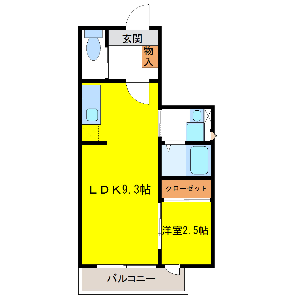 ラ・クラスモリオカの間取り