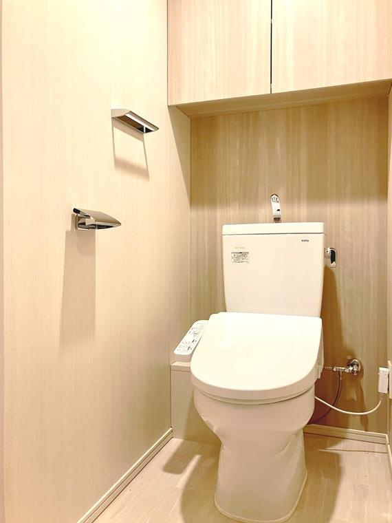 オハナ　柏たなかパークフロントのトイレ|シンプルで使いやすいトイレです