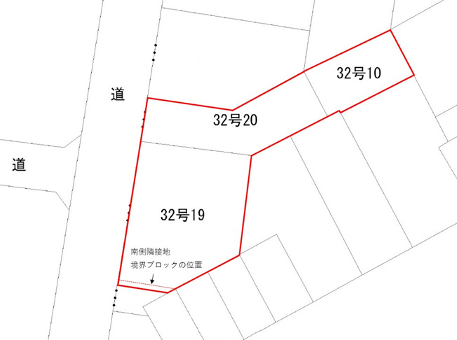 【土地図】 | 売土地：北原町