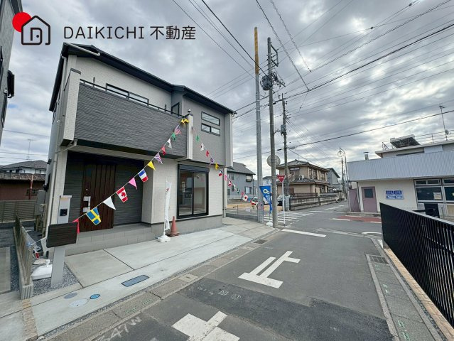 【前面道路含む現地写真】 | 久喜市本町5丁目3期　新築戸建　全2棟　2号棟