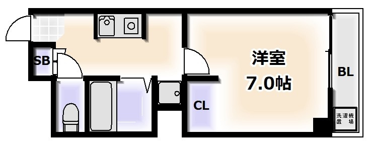 コーポキタノの間取り