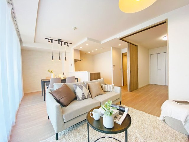 須磨シーサイドヒルズⅡの居間・リビング|リビングダイニング