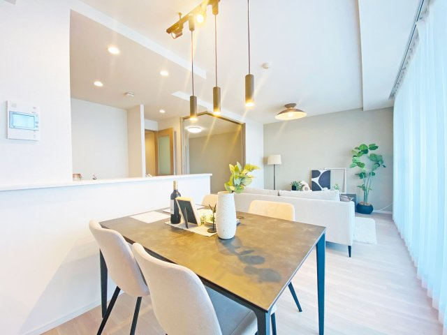 須磨シーサイドヒルズⅡの居間・リビング|リビングダイニング