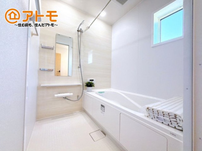 【浴室】 | 駿東郡清水町徳倉第1期　新築戸建　1号棟 | お風呂で日々の疲れを落としましょう♪スタイリッシュなお風呂になっています！