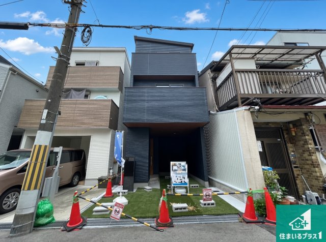 尼崎市大庄西町　新築一戸建ての外観|お客様に長く安心して住んでいだだける事にこだわった家づくり！住んでからのアフターサービスにもしっかりと取り組んでいます！