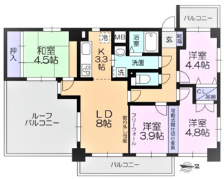 【間取り】 | ルミナス小平弐番館 | ルミナス小平弐番館