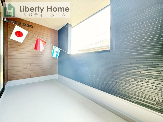 古河市長谷町第6　新築戸建のバルコニー