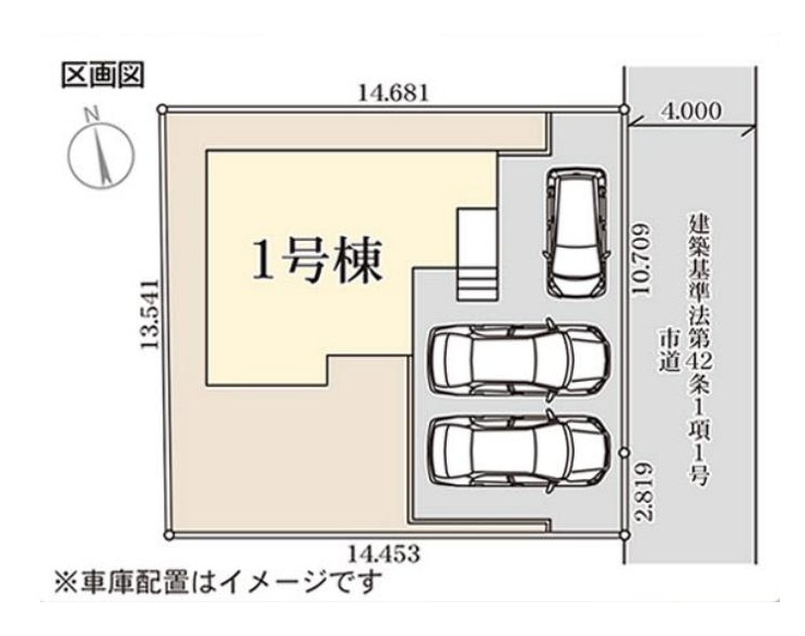 古河市長谷町第6　新築戸建の区画図