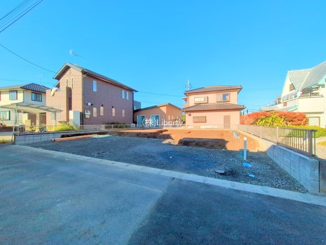 古河市長谷町第6　新築戸建の前面道路含む現地写真