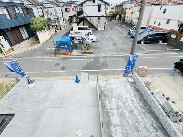 葛飾区西水元３丁目新築戸建【幸田小学校：7分】の展望|6.12帖洋室前バルコニーより道路側眺望