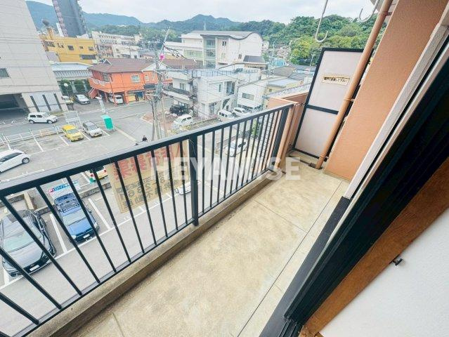 I.Dハイツのバルコニー