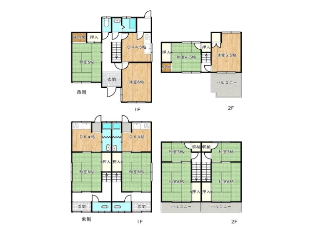 【間取り】 | 姫路市城北新町2丁目／中古戸建【収益】