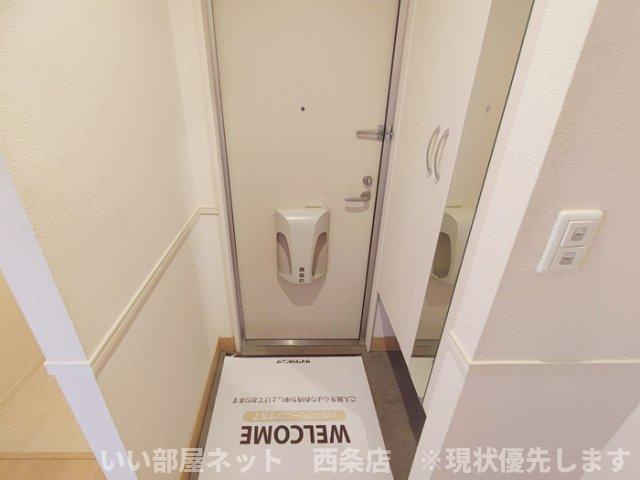 Lilac　B棟の玄関