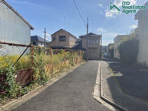等持院南町 土地の前面道路含む現地写真