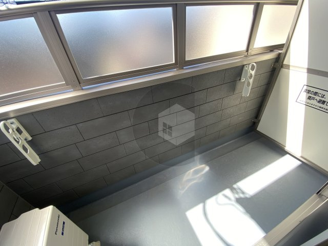 レクエルド柏田本町のバルコニー