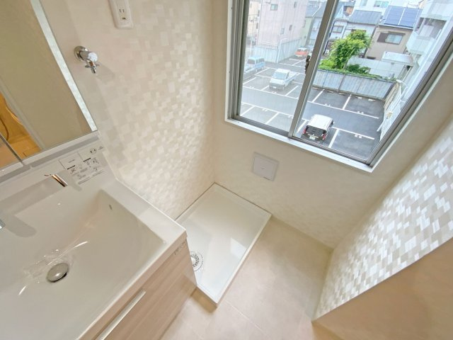 グレイスハイツ板宿のランドリースペース|洗面室