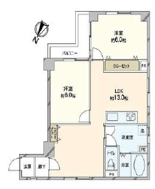 グレイスハイツ板宿の間取り|間取図