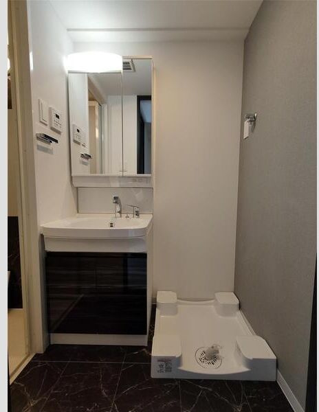 S-RESIDENCE城東SEVERの洗面所