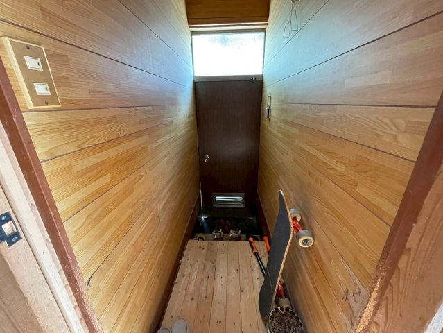 山武郡九十九里町作田　中古戸建の玄関