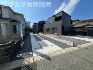 【外観】 | 現地写真。プラス不動産販売なら、現場の全ての棟をまとめてご見学頂けます。