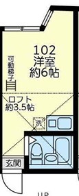横浜市港南区日野２丁目のアパートの間取り