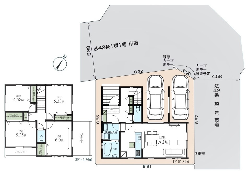新座市石神第三　全1棟　1号棟