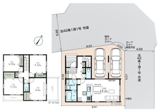 【間取り】 | 新座市石神第三　全1棟　1号棟 | 新座市石神第三　全1棟　1号棟