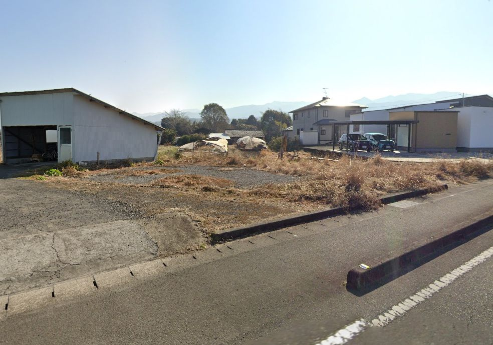 都城市安久町の売地の外観