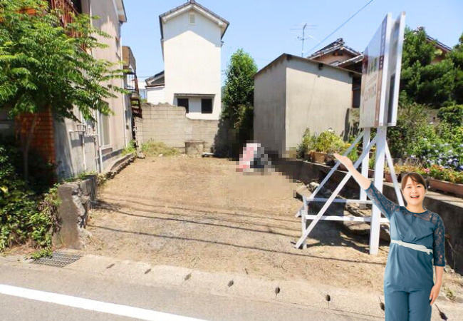 松山市正円寺１丁目の売地の外観|外観です