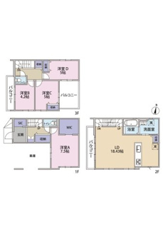 【間取り】 | 川口市上青木18期