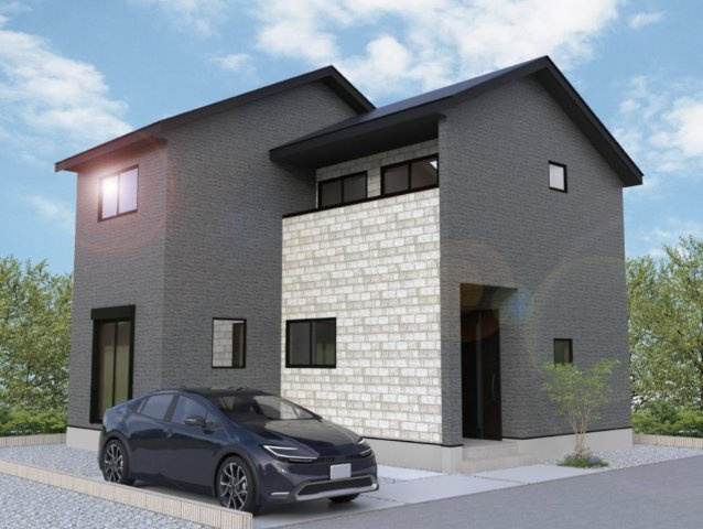 【外観パース】 | 桶川市下日出谷第5期　クライン　新築戸建　全2棟　2号棟 | 2号棟