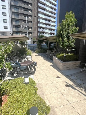 DIPS金町レジデンスの駐輪場