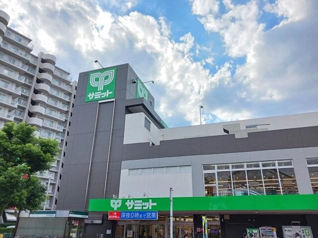 川崎市多摩区布田のアパートの周辺|サミット中野島店まで600m