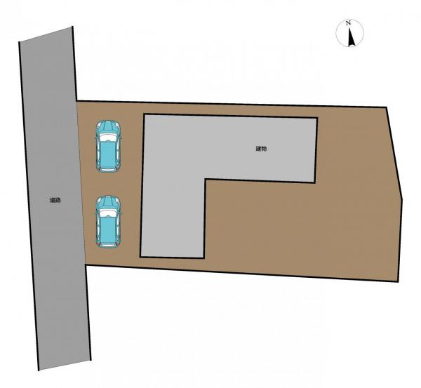 八戸市大字新井田字出口平の区画図|区画図です。